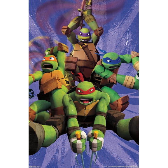 Nickelodeon Teenage Mutant Ninja Turtles - Team Wall Poster, 14.725" x 22.375"