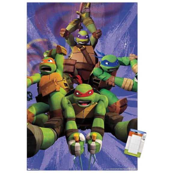 Nickelodeon Teenage Mutant Ninja Turtles - Team Wall Poster, 14.725" x 22.375"
