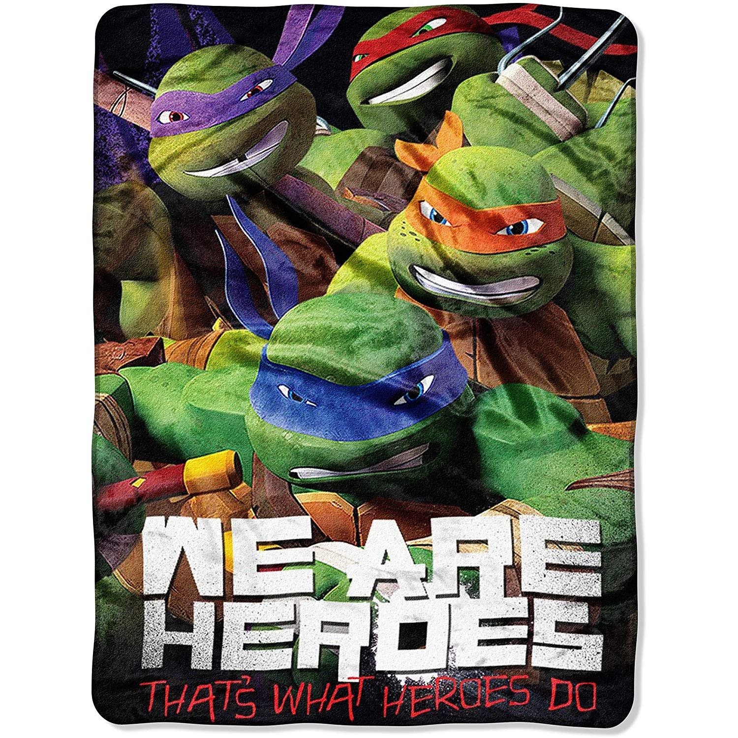 Nickelodeon Teenage Mutant Ninja Turtles Totally Epic 46" x 60" Micro Raschel Throw, 1 Each - image 1 of 4