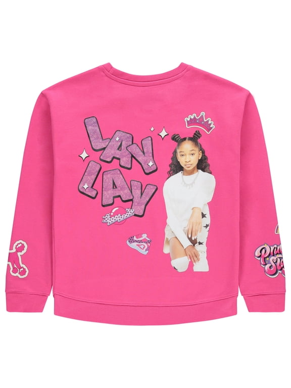 That Girl Lay Lay Girls Free Style Sweatshirt -That Girl LAYLAY Pullover Sweatshirt- Sizes 4-16