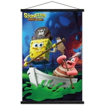 Nickelodeon The SpongeBob Movie: Search for SquarePants (2025) - Crew Wall Poster with Magnetic Frame, 22.375" x 34"