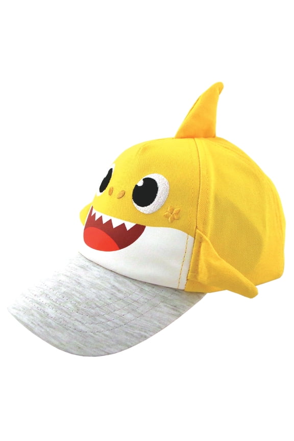 Toddler Boys' Baseball Cap Baby Shark Curved Brim Snap-Back Hat