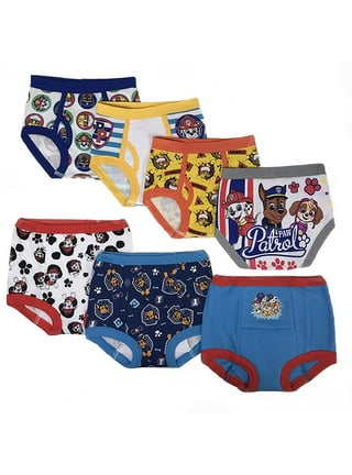 Nickelodeon Handcraft Little Boys' Toddler Paw Patrol Brief (Pack of 7),  Assorted, 2/3T