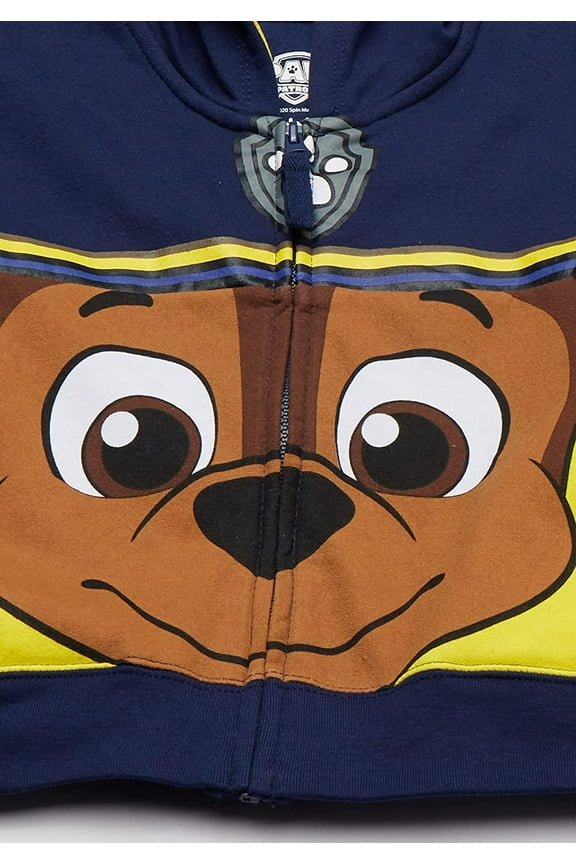 Nickelodeon Toddler Boys' Paw Patrol Character Big Face Zip-up Hoodies