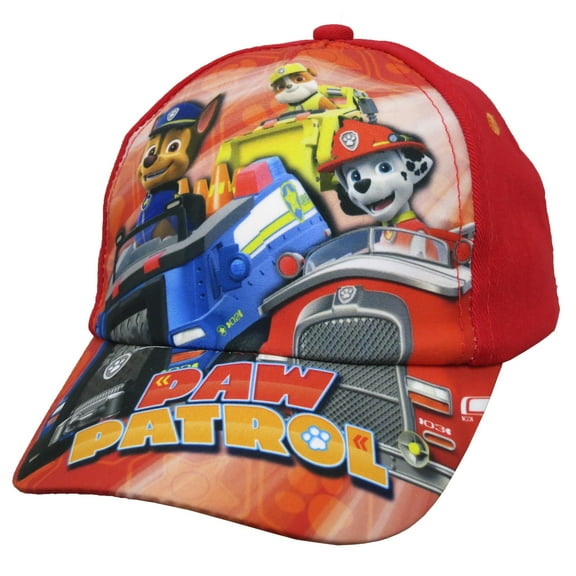 Nickelodeon  Toddler Boys Paw Patrol Red Cotton Baseball Cap