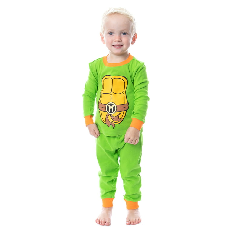 Teenage Mutant Ninja Turtles Toddler Boy Character 4 Piece Cotton Pajama 3T  