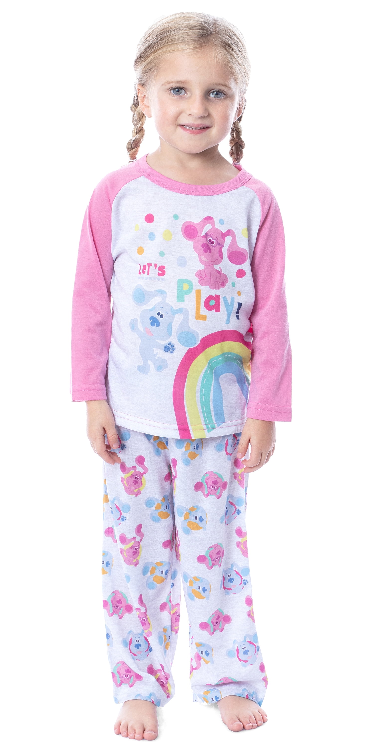 Nickelodeon Toddler Girls' Blue's Clues Let's Play Sleep Pajama Set (5T ...