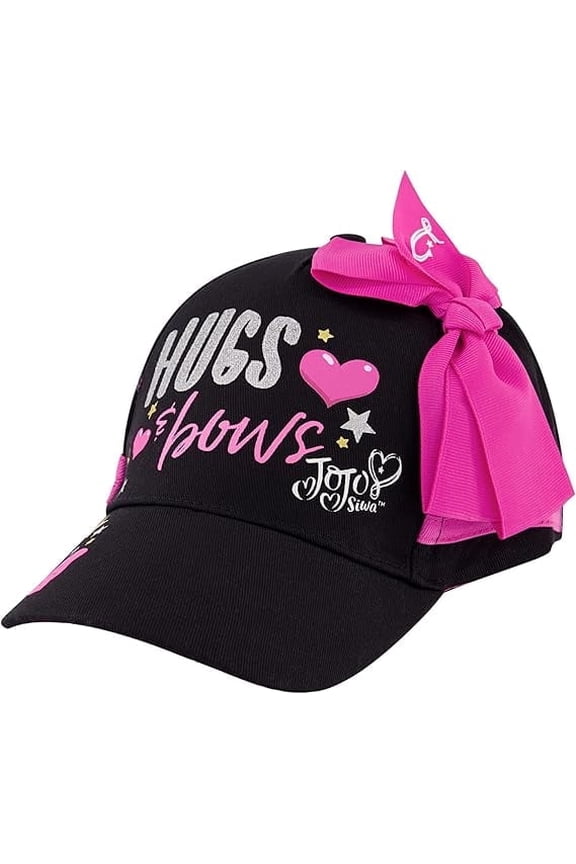 Girls Baseball Cap, JoJo Siwa Adjustable Kids Hat For Ages 4-7
