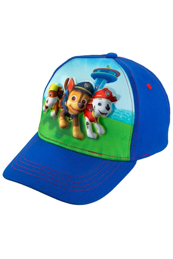 Toddler Paw Patrol Character Boys Baseball Cap 100% Cotton - Age 2-5