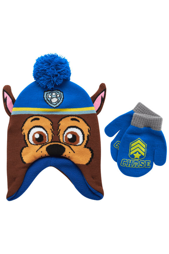 Toddler Winter Hat, Kids Gloves or Toddlers Mittens, Paw Patrol Baby Beanie for Boy Ages 2-4