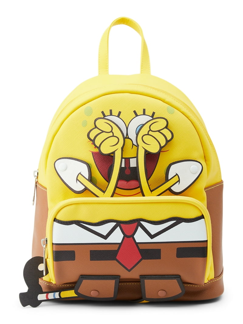Nickelodeon Unisex SpongeBob PU Leather Mini Backpack  display picture 2
