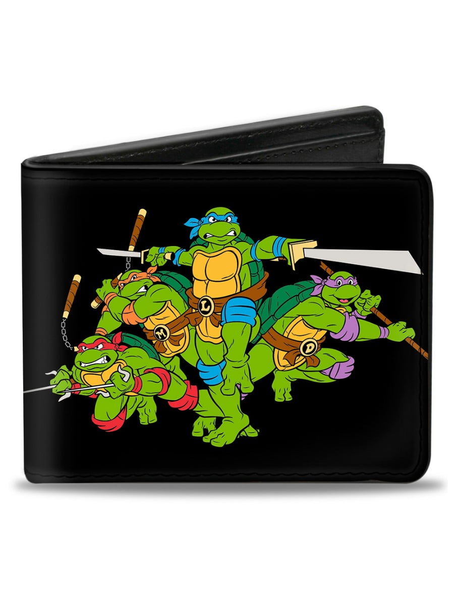 Nickelodeon Wallet, Bifold, Classic TMNT Group Pose TMNT World