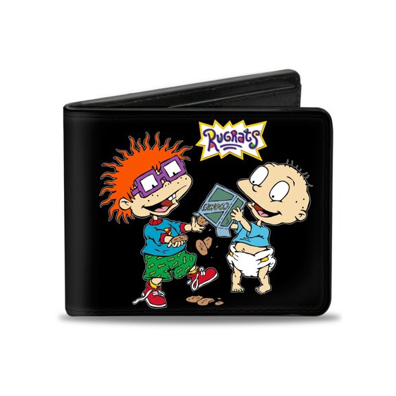 Nickelodeon Wallet, Bifold, Rugrats Chuckie Tommy Cookies, Vegan Leather