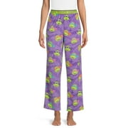 Nickelodeon Women's and Women's Plus Size Teenage Mutant Ninja Turtles Plush Sleep Pants, Sizes XS-3X