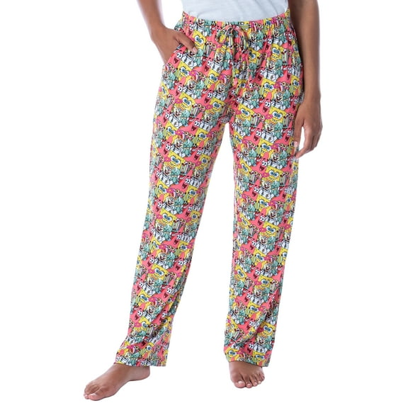 Nickelodeon Womens' SpongeBob SquarePants Patrick Character Pajama Pants