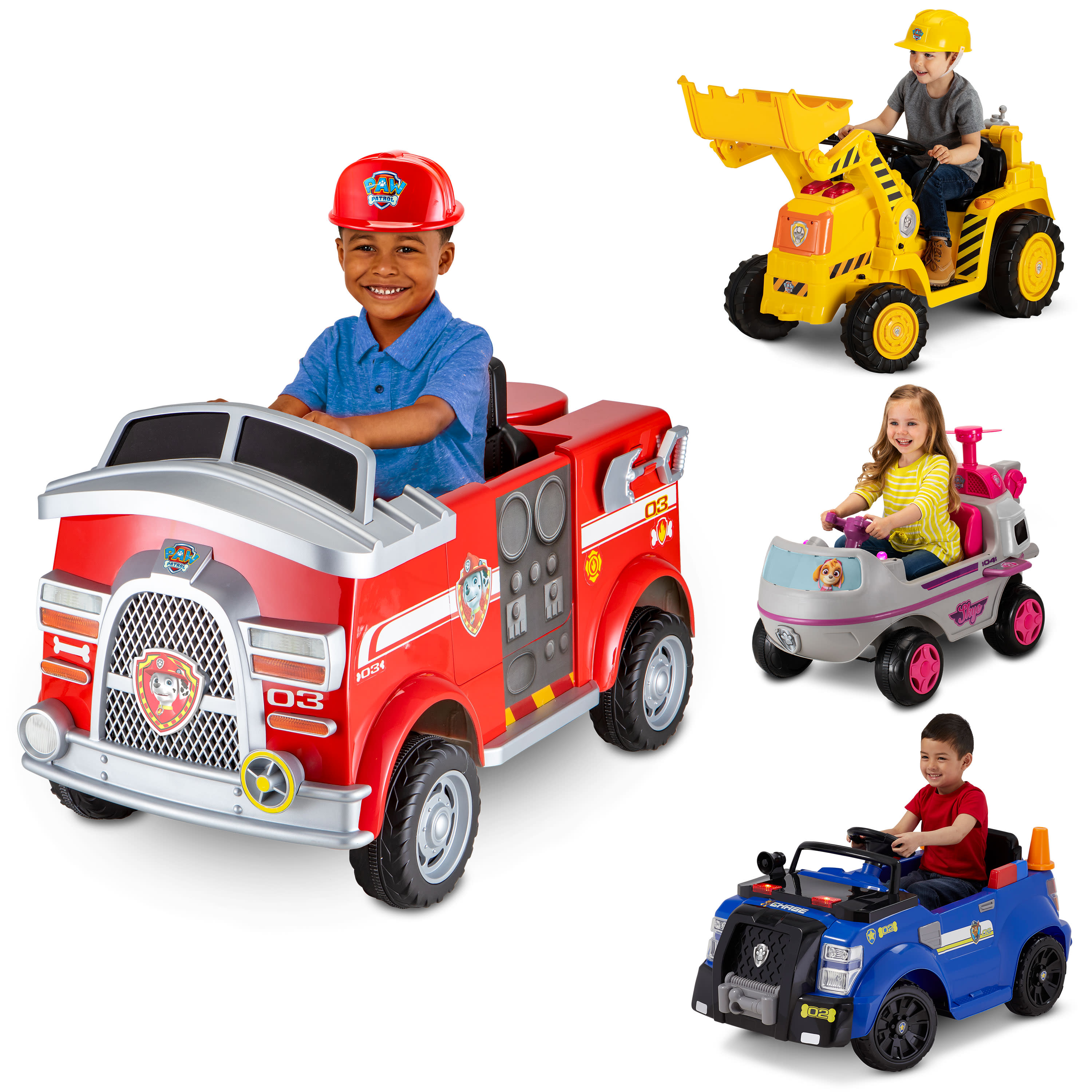 Nickelodeon's PAW Patrol: Marshall Rescue Fire Truck, Ride-On Toy by Kid Trax - image 1 of 10