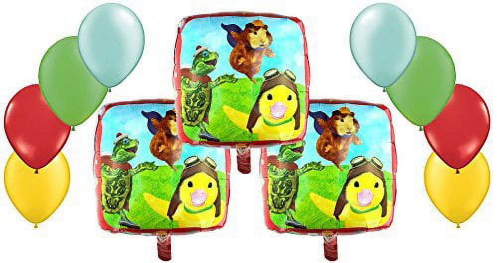 Nickelodeon, the Wonder Pets Mylar and Latex Balloons Bouquet (11 Pcs)