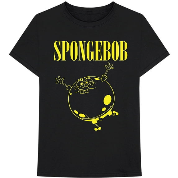 Nickelodian Unisex T-Shirt SpongeBob Inflated Sponge (Medium)
