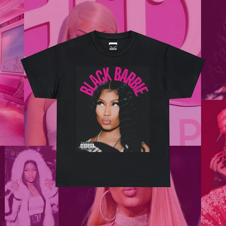 Nicki Minaj Black Barbie Graphic Tee Walmart