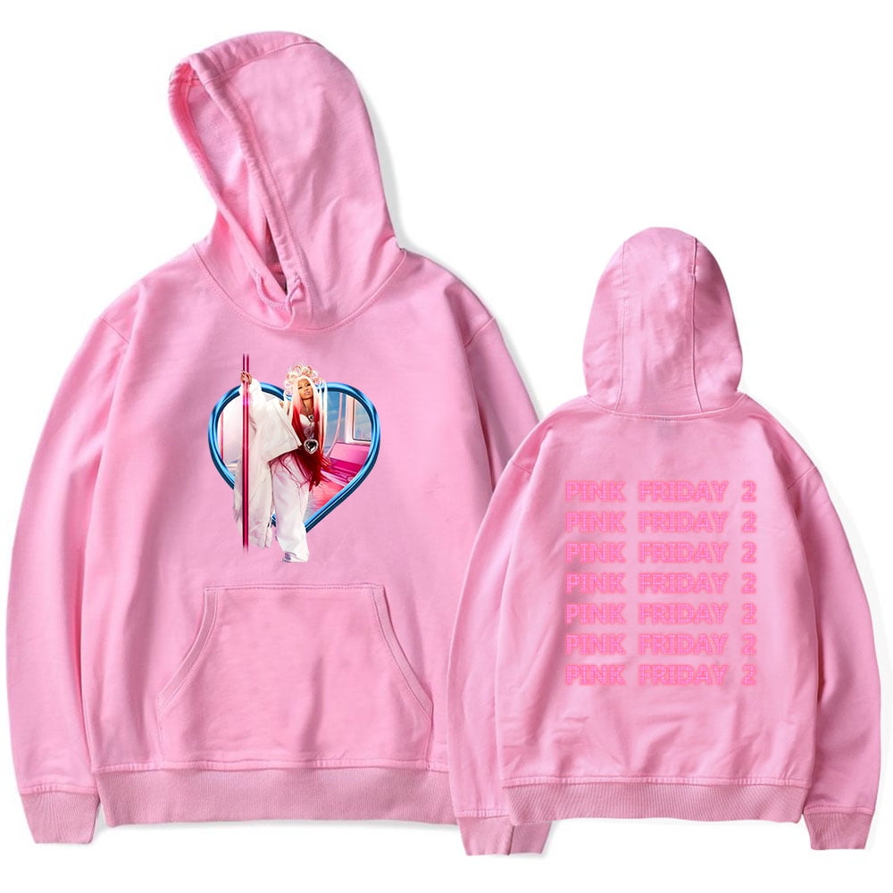 Nicki Minaj Heart Frame Hoodies Pink Friday 2 Album Hoodie Long Sleeve ...