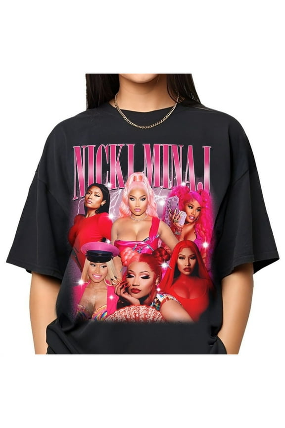 Nicki Minaj, Nicki Minaj T-shirt, Nicki Minaj Fan, Nicki Minaj Gift, Rapper Homage Graphic Shirt, Unisex T-shirt, Crew Shirt, Gift for Fan