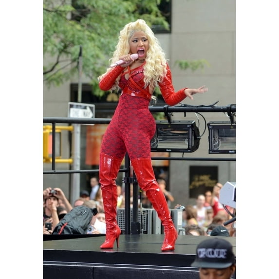 Nicki Minaj On Stage For Nbc Today Show Concert With Nicki Minaj Rockefeller Plaza New York Ny August 14 2012. Photo