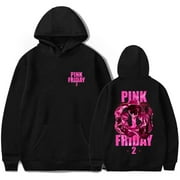 JYXLWDH Nicki Minaj Pink Friday 2 Album Hoodie Merch Casual Hooded Sweatshirt Unisex Clothing