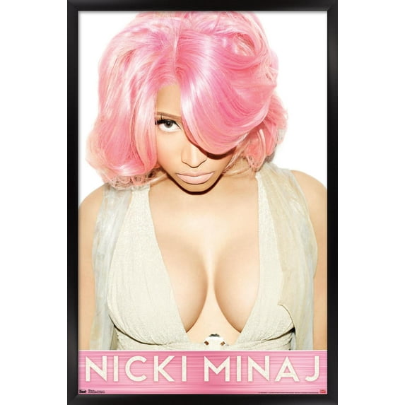 Nicki Minaj - Pink Wall Poster, 14.725" x 22.375" Framed