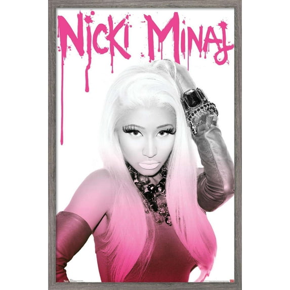 Nicki Minaj Wall Poster, 14.725" x 22.375", Framed