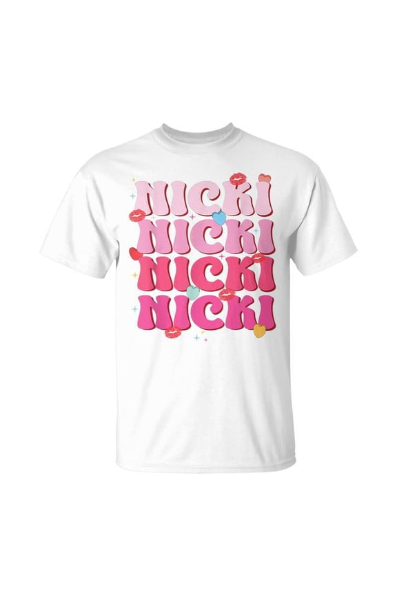 Nicki Personalized Name I Love Nicki TShirt