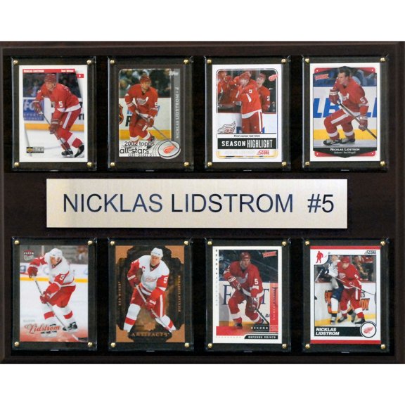 Nicklas Lidstrom Detroit Red Wings 12'' x 15'' Plaque