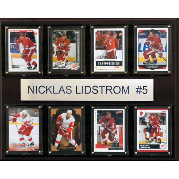 Nicklas Lidstrom Detroit Red Wings 12'' x 15'' Plaque