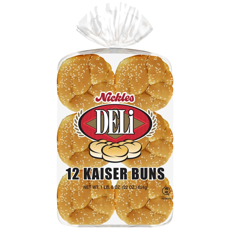 Nickles Bakery Kaiser Buns, 4- Inch,12 Count, 29-Ounce. - Walmart.com