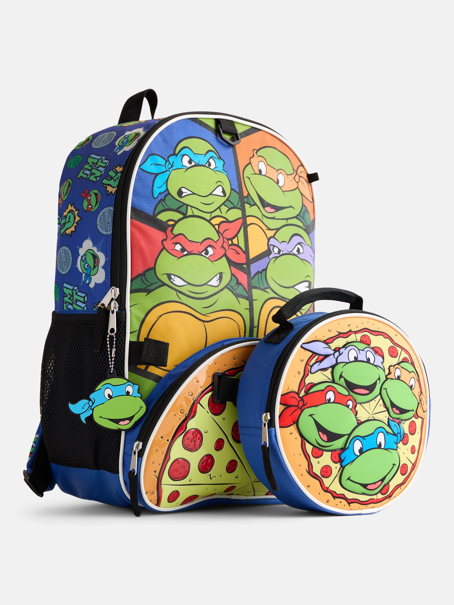 Nickelodeon Teenage Mutant Ninja Turtles Boys Backpack Set with Lunch Bag, 6 Piece