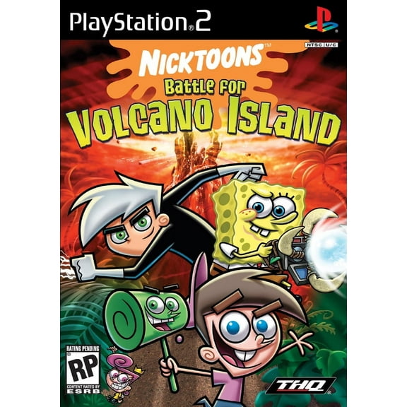 Nicktoons: Battle for Volcano Island: Standard Edition - PlayStation 2 Physical