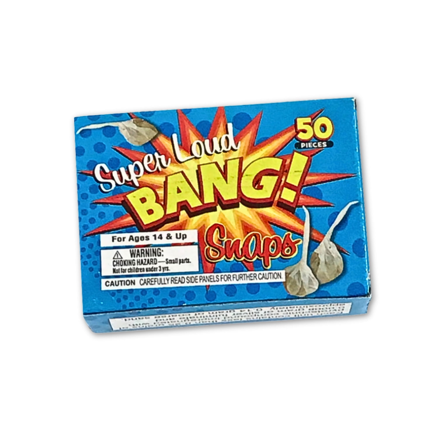 Nicky Bigs Novelties 50 Bang Party Snaps Snap Pop Pop Snapper Throwing Poppers Trick Noise Maker