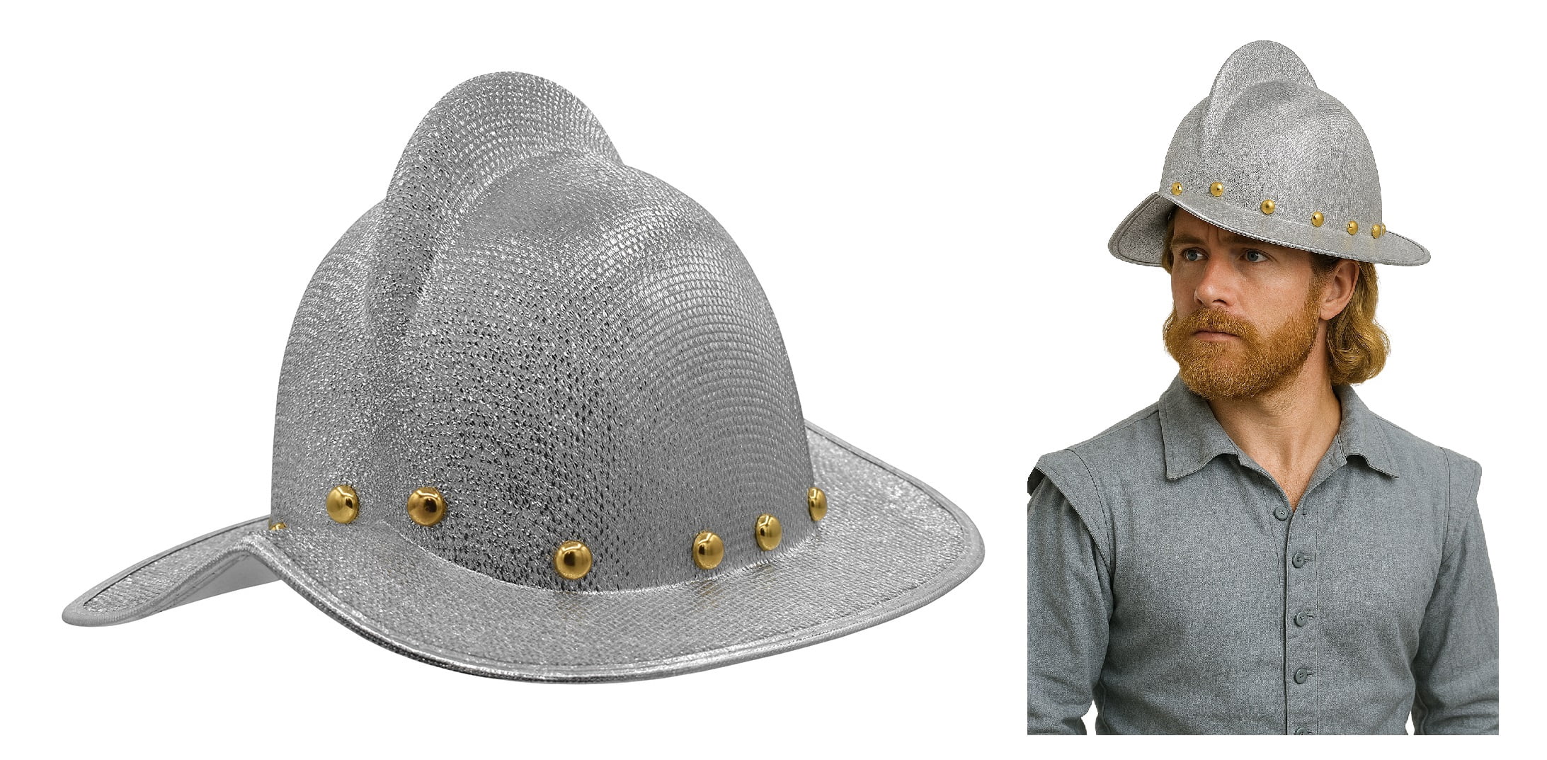 john smith child helmet Adult 16th Century Silver Knight John Smith Spanish Conquistador Hat Helmet  Prop