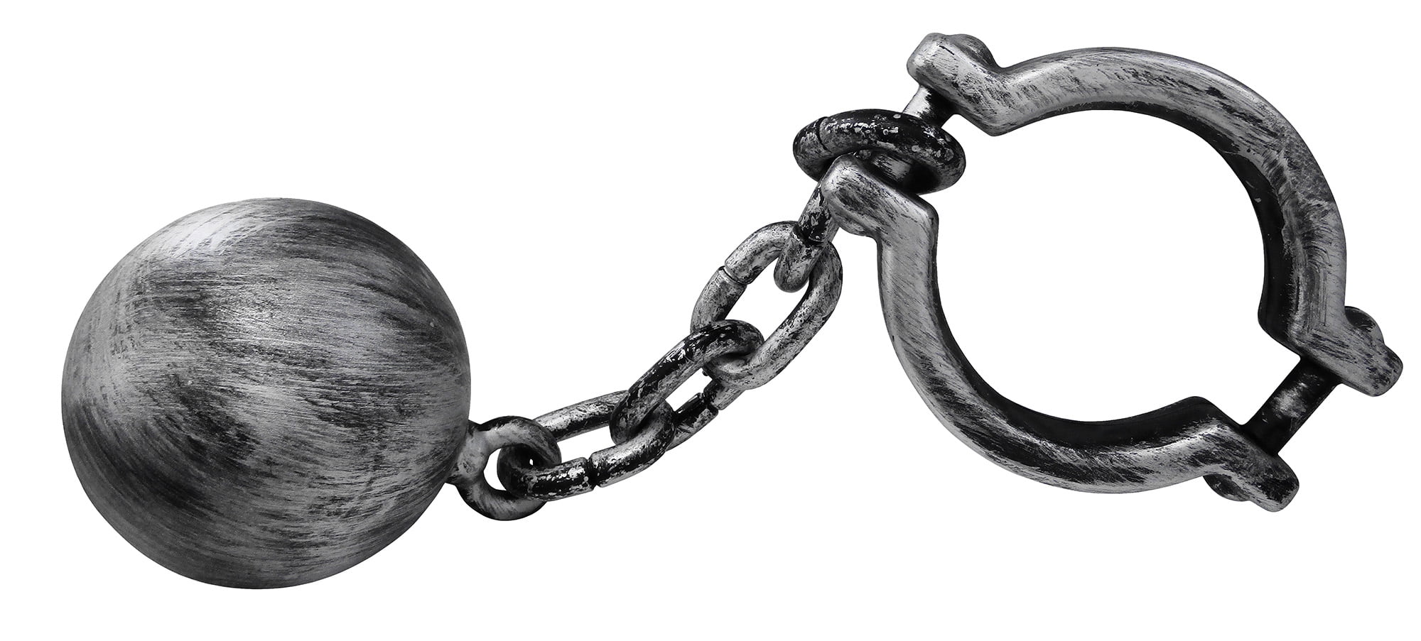 Nicky Bigs Novelties Adult Ball and Chain Leg Shackle Convict Prisoner  Inmate Costume Accessory Prop 