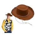 thumbnail image 1 of Nicky Bigs Novelties Adult Brown Western 1950's Cowboy Ranch Story Hat Halloween Costume Accessory Headwear, 1 of 8