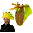 thumbnail image 1 of Nicky Bigs Novelties Adult Fiesta Yellow Taco Party Hat Novelty Food Prop Halloween Costume Accessory, 1 of 8
