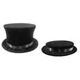 thumbnail image 1 of Nicky Bigs Novelties Adult Folding Collapsible Top Hat Dancers Magic Trick Magicians Opera Costume Hat, 1 of 8