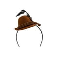 thumbnail image 1 of Nicky Bigs Novelties Adult Mini Oktoberfest Hat Headband Lederhosen Costume German Alpine Fascinator Hats Tyrolean Fedora, 1 of 6