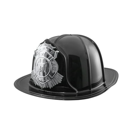 Nicky Bigs Novelties Adult Plastic Fireman Helmet Fire Chief Firefighter Halloween Costume Accessory