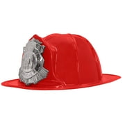 Nicky Bigs Novelties Adult Plastic Fireman Helmet Fire Chief Firefighter Halloween Costume Accessory