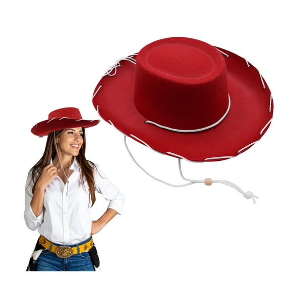 Nicky Bigs Novelties Adult Red Western Cowboy Hat Costume Accessory