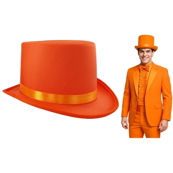 Nicky Bigs Novelties Adult Satin Top Hat Magician Gentleman Roaring 20s Tuxedo Formal Costume Top Hat
