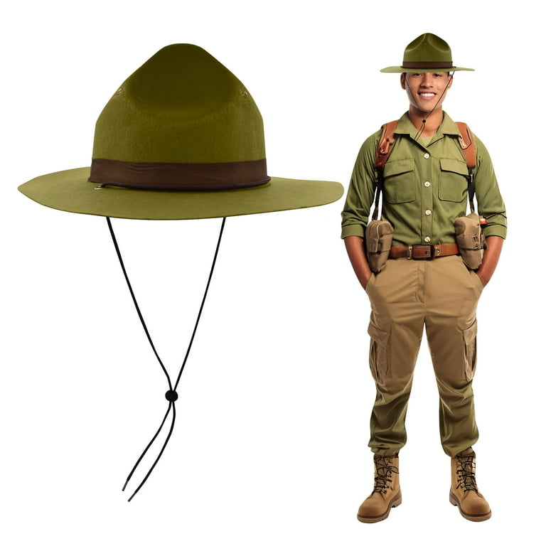 Nicky Bigs Novelties Adult Trooper Hat, Mountie Ranger Costume