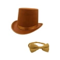 thumbnail image 1 of Nicky Bigs Novelties Adult Steampunk Top Hat Matching Bowtie Formal Cosplay Costume Accessory Set, 1 of 7
