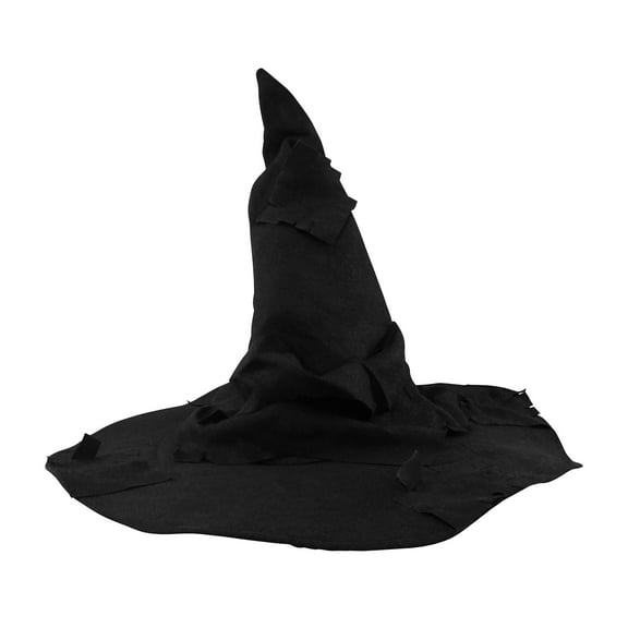 Nicky Bigs Novelties Adult Tattered Scarecrow Witch Hat - Distressed Wizard Costume Hat -  Sorcerer Halloween Costume Accessories, One Size