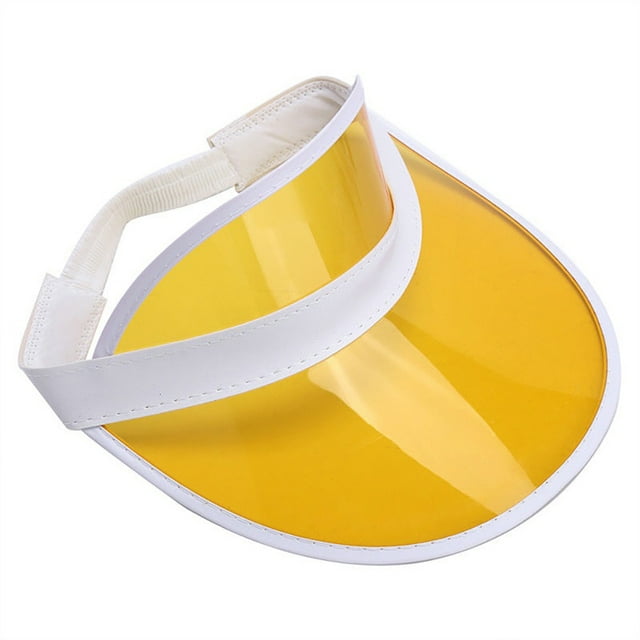 Nicky Bigs Novelties Clear Colored Plastic Sun Visors Hat Casino